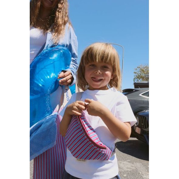 STUDIO NOOS POPLIN MINI FANNY KABELKA RASPBERRY STRIPED - DOPLŇKY - PRO MAMINKY