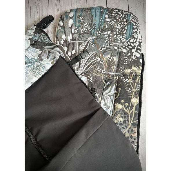 JARNÍ/PODZIMNÍ NEPADACÍ DEKA ZIBIE BLACK + BLOOMORA - NÁNOŽNÍKY - KOČÁRKY A PŘÍSLUŠENSTVÍ