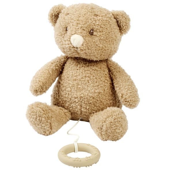 NATTOU HRAČKA PLYŠOVÁ HUDEBNÍ TEDDY MEDVÍDEK 24 CM, 0M+ - HRAČKY SE ZVUKY - PRO DĚTI