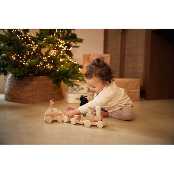 JOLLEIN VLÁČEK DŘEVĚNÝ JUNGLE JAMBO - VLÁČKY - PRO DĚTI