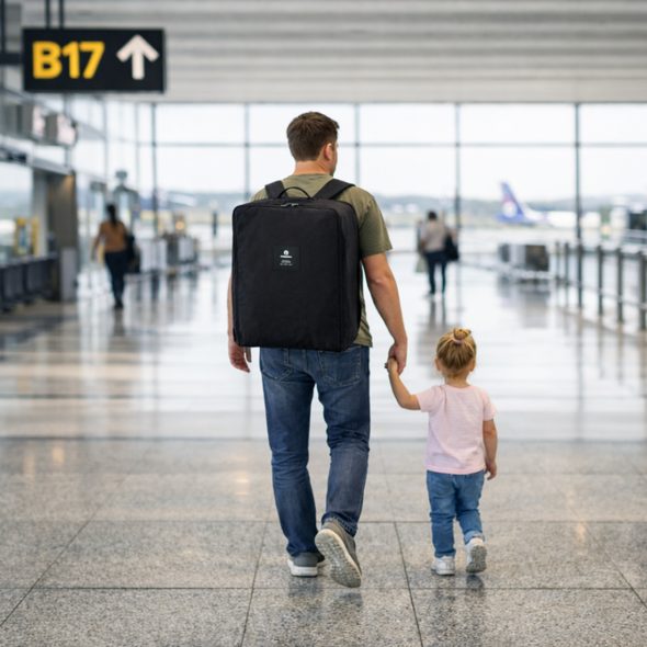 PETITE&MARS PŘEPRAVNÍ TAŠKA NA KOČÁREK CARRIE BLACK - CESTOVNÍ TAŠKY NA KOČÁREK - KOČÁRKY A PŘÍSLUŠENSTVÍ