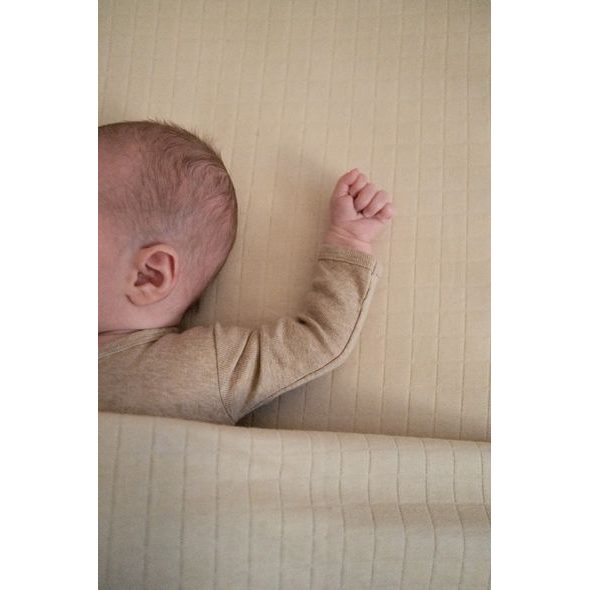 LODGER BODY S DLOUHÝM RUKÁVEM MELANGE BEIGE VEL. 74 - BODY - PRO DĚTI