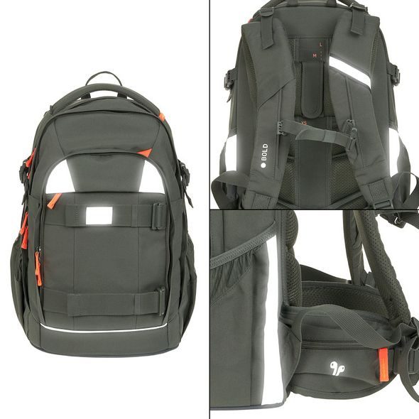 LÄSSIG ŠKOLNÍ BATOH ORIGIN BOLD DARK OLIVE - BATOHY A TAŠKY - PRO DĚTI
