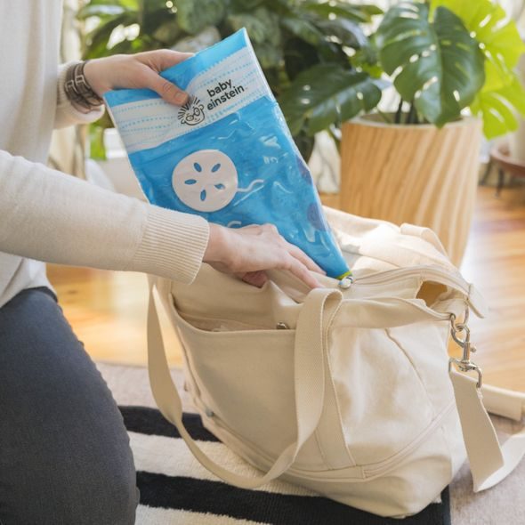 BABY EINSTEIN PODLOŽKA VODNÍ OPUS'S OCEAN OF DISCOVERY™ 58X58 CM 0M+ - HRA NA BŘÍŠKU - PRO DĚTI