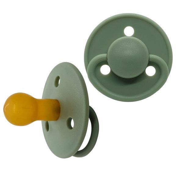 MININOR KULATÝ DUDLÍK LATEX 2 KS 0M+ WILLOW GREEN - ŠIDÍTKA A DOPLŇKY - KRMENÍ