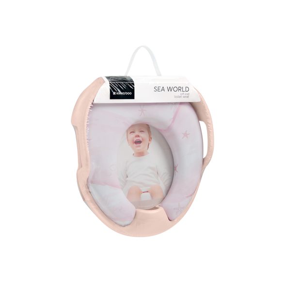 KIKKABOO DĚTSKÉ WC SEDÁTKO SEA WORLD STARFISH PINK - ADAPTÉRY NA WC - KOUPÁNÍ A ZDRAVÍ
