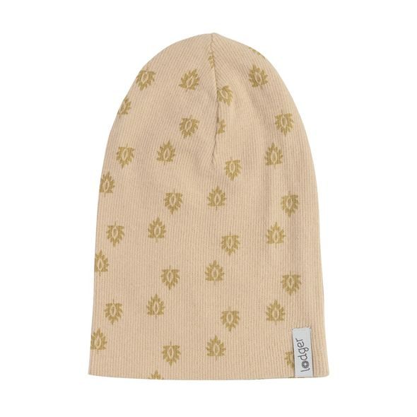 LODGER BEANIE PRINT RIB LINEN 1 - 2 ROKY - ČEPIČKY A KLOBOUČKY - PRO DĚTI