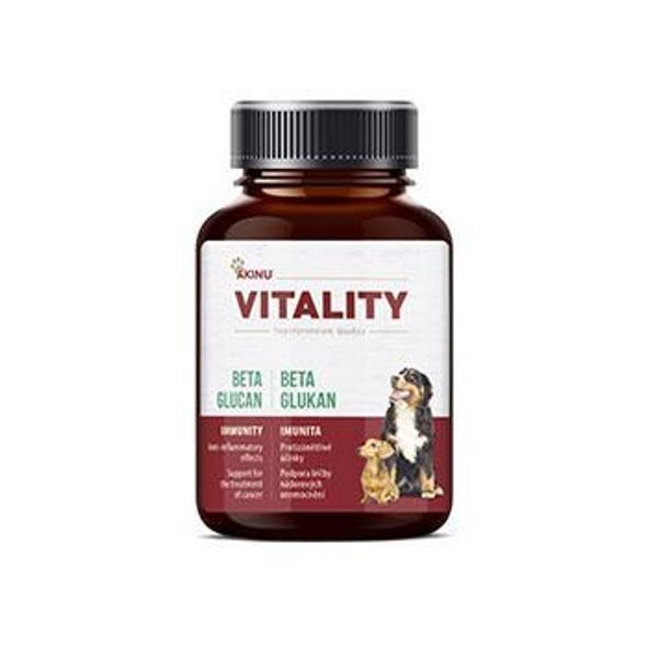 AKINU VITALITY BETA GLUKAN DOPLNĚK STRAVY PRO PSY 50 G - DOPLŇKY STRAVY PRO PSY - CHOVATELSKÉ POTŘEBY MALVÍKZOO