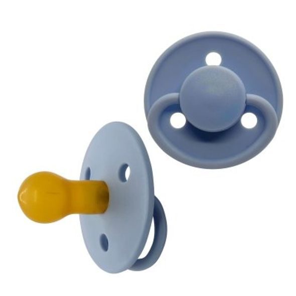 MININOR KULATÝ DUDLÍK LATEX 2 KS 0M+ NORDIC SKY BLUE - ŠIDÍTKA A DOPLŇKY - KRMENÍ