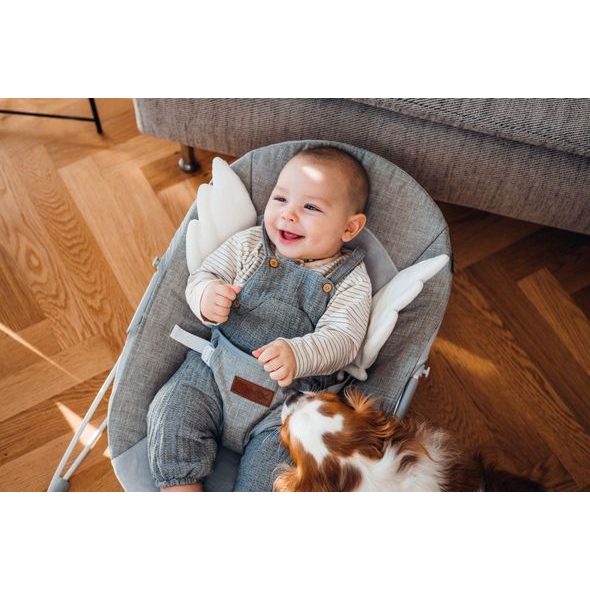 MOMI VIBRUJÍCÍ LEHÁTKO TULI RŮŽOVÉ S KŘÍDLY - LEHÁTKA A HOUPADLA - SPINKÁNÍ