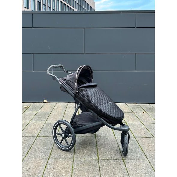 PINKIE ZATEPLENÝ NÁNOŽNÍK PINKIE BLACK COMB - NÁNOŽNÍKY - KOČÁRKY A PŘÍSLUŠENSTVÍ