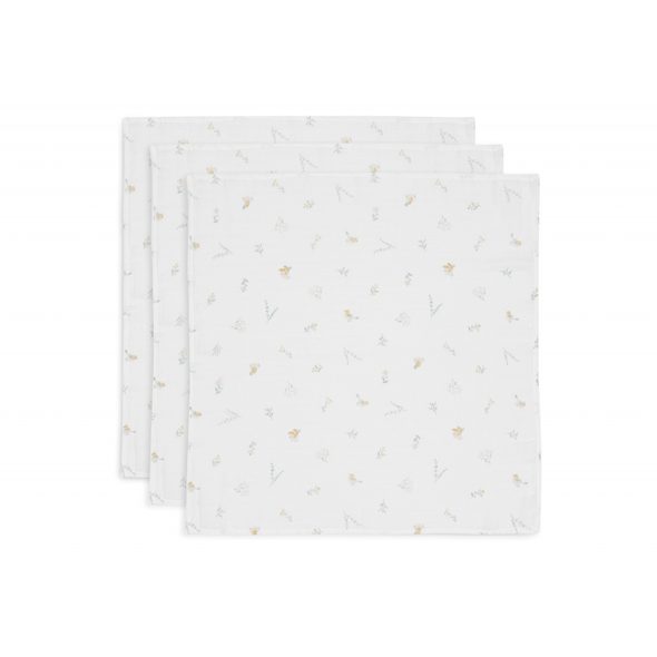 JOLLEIN PLENY 3 KS 70X70 CM LOVELY BIRDS - ZAVINOVACÍ PLENY / OSUŠKY VELKÉ - PŘEBALOVÁNÍ