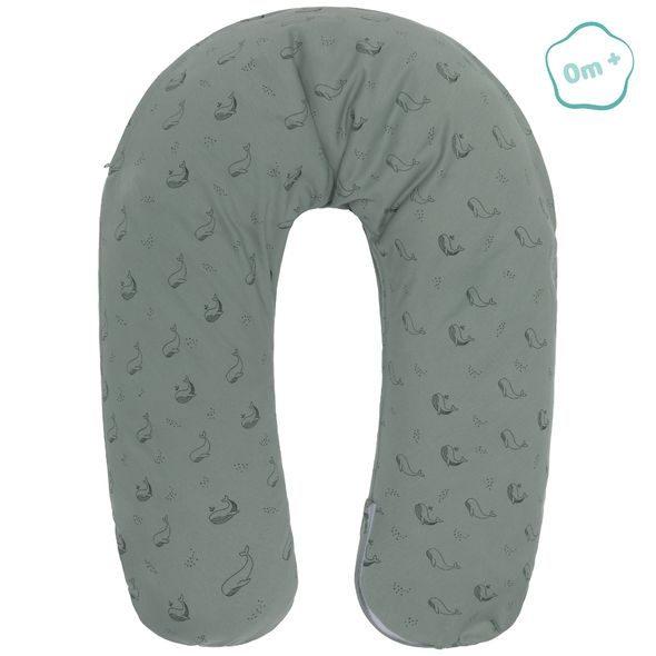 FILLIKID KOJÍCÍ POLŠTÁŘ WHALE GREEN 190 CM - KOJÍCÍ POLŠTÁŘE - KRMENÍ