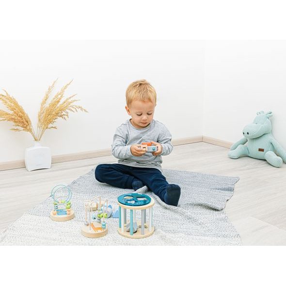 ZOPA DŘEVĚNÁ AKTIVITY VKLÁDAČKA - MOTORICKÉ A HRY - PRO DĚTI