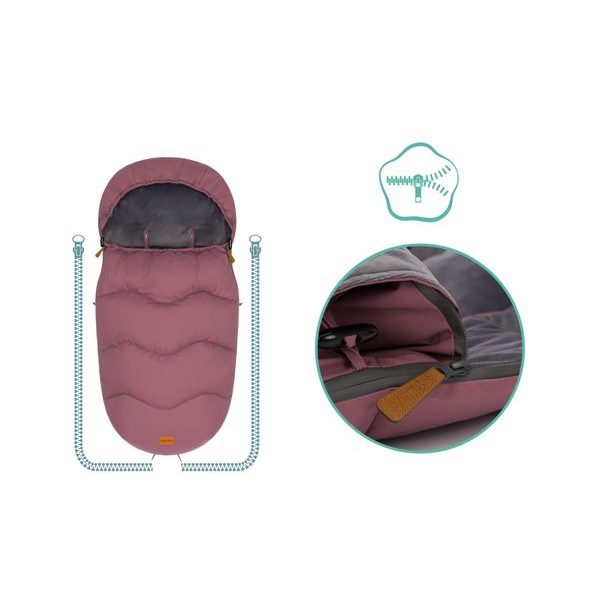 FILLIKID FUSAK ZIMNÍ OGRE ROSE - FUSAKY DO KOČÁRKU - KOČÁRKY A PŘÍSLUŠENSTVÍ