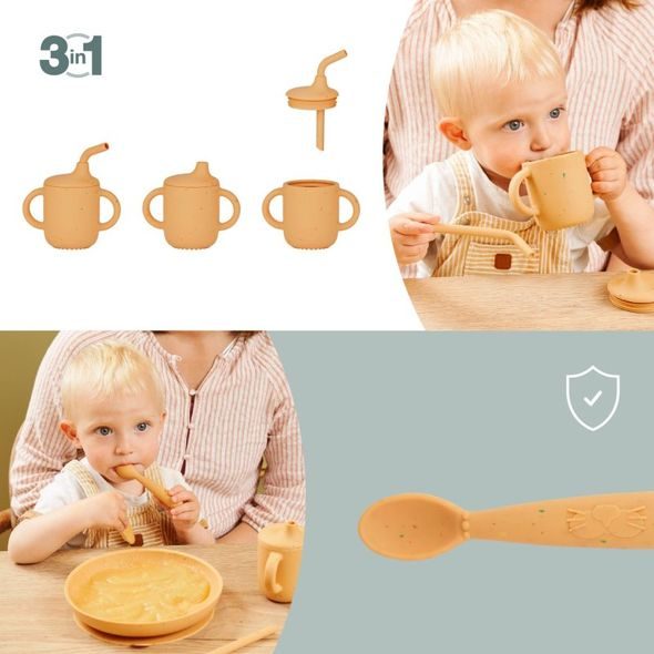 BABYMOOV SILIKONOVÁ JÍDELNÍ SADA GROWN-UP MEAL SET - VÝHODNÉ SADY - KRMENÍ