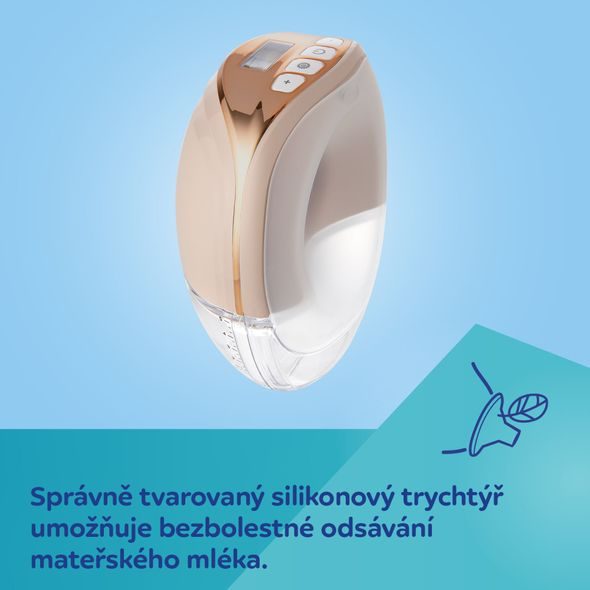 CANPOL BABIES ELEKTRICKÁ ODSÁVAČKA MATEŘSKÉHO MLÉKA DO PODPRSENKY HANDS-FREE - ODSÁVAČKY MATEŘSKÉHO MLÉKA - KRMENÍ