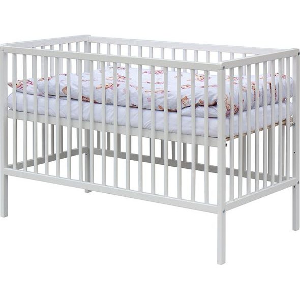 SCARLETT DĚTSKÁ POSTÝLKA S KOMPLETNÍ VÝBAVOU KRÁLÍČEK 120 X 60 CM - DŘEVĚNÉ POSTÝLKY - SPINKÁNÍ