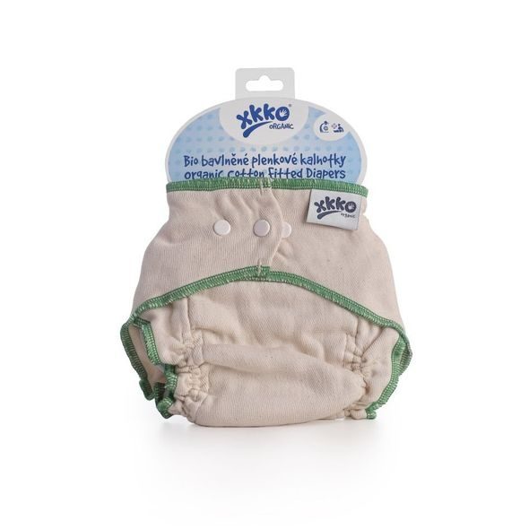 KIKKO XKKO ORGANIC PLENKOVÉ KAHOTKY NATURAL VELIKOST L - PLENKOVÉ KALHOTKY - PŘEBALOVÁNÍ