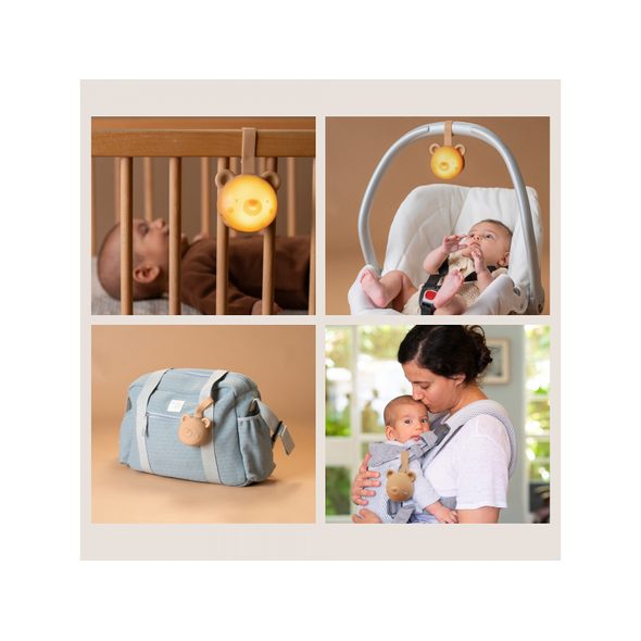 TAF TOYS HUDEBNÍ MEDVÍDEK SE SVĚTLEM DREAM BEAR - NOČNÍ SVĚTLA - SPINKÁNÍ