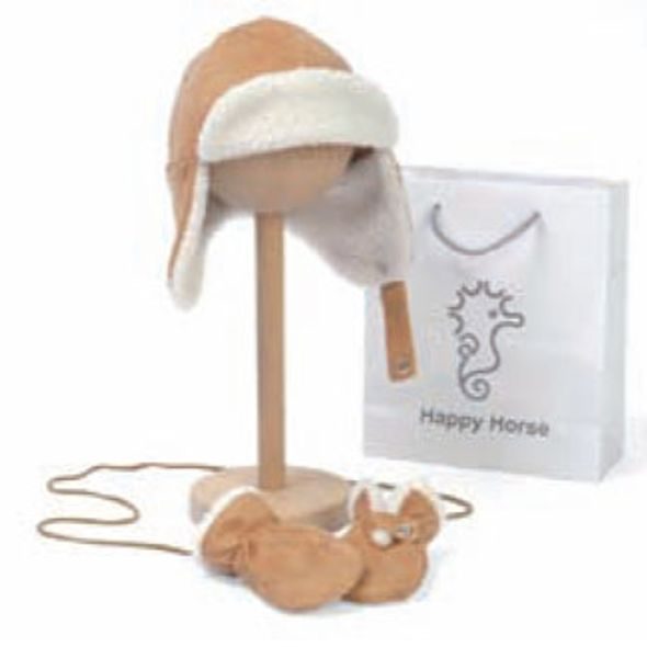 HAPPY HORSE BOOTY ČEPIČKA+RUKAVIČKY 12/15CM - ČEPIČKY A KLOBOUČKY - PRO DĚTI