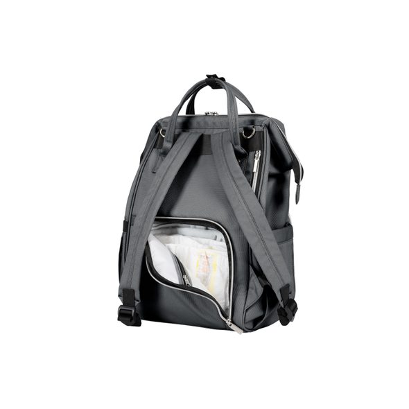 KIKKABOO PŘEBALOVACÍ BATOH SIENA DARK GREY - PŘEBALOVACÍ BATOHY - KOČÁRKY A PŘÍSLUŠENSTVÍ
