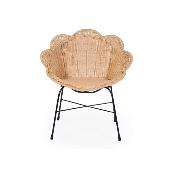 CHILDHOME KŘESLO DĚTSKÉ RATANOVÉ FLOWER - KŘESÍLKA - SPINKÁNÍ