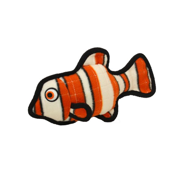 TUFFY OCEAN CREATURE FISH ORANGE - RYBIČKA - ODOLNÉ HRAČKY PRO PSY - CHOVATELSKÉ POTŘEBY MALVÍKZOO