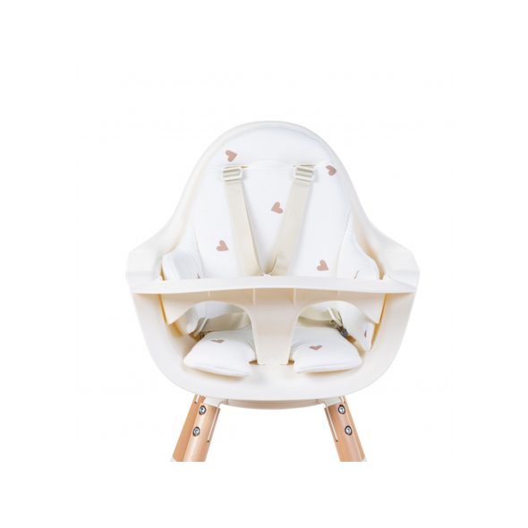 CHILDHOME SEDACÍ PODLOŽKA DO ŽIDLIČKY EVOLU JERSEY HEARTS - DOPLŇKY K ŽIDLIČKÁM - KRMENÍ