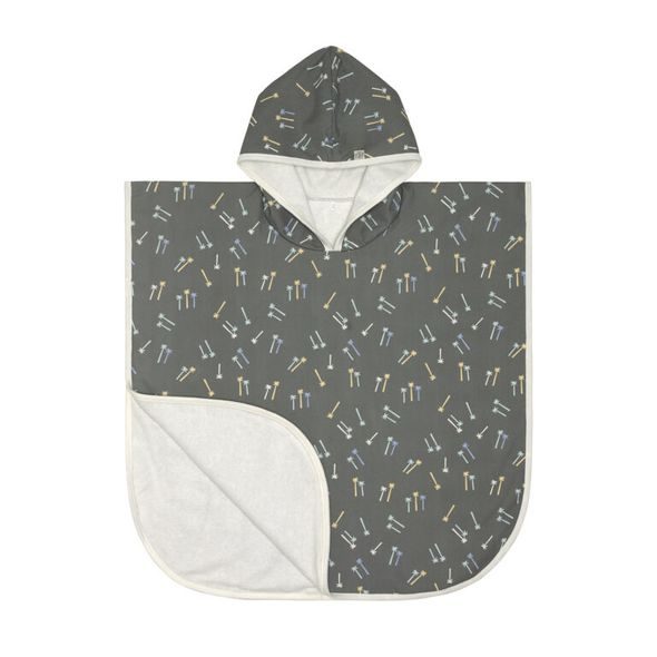 LÄSSIG SPLASH BEACH PONCHO PALMS DEEP OLIVE - OSUŠKY A DĚTSKÉ ŽUPANY - KOUPÁNÍ A ZDRAVÍ