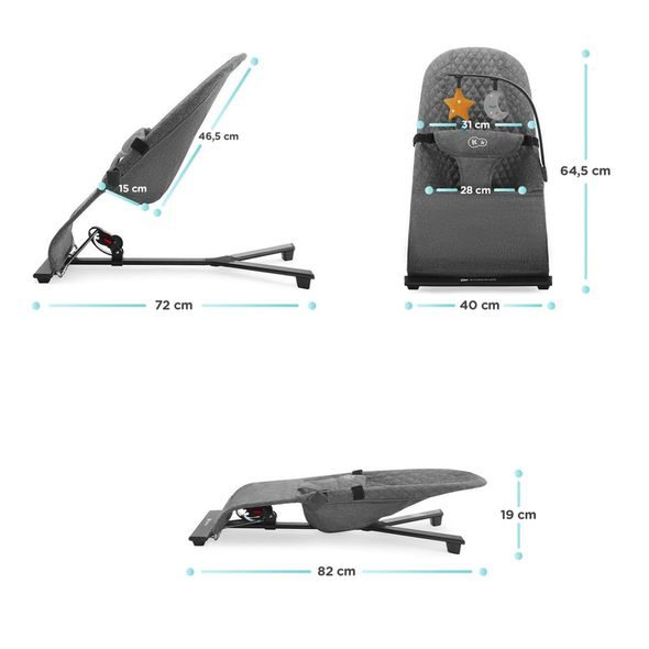 KINDERKRAFT LEHÁTKO HOUPACÍ MIMI - LEHÁTKA A HOUPADLA - SPINKÁNÍ