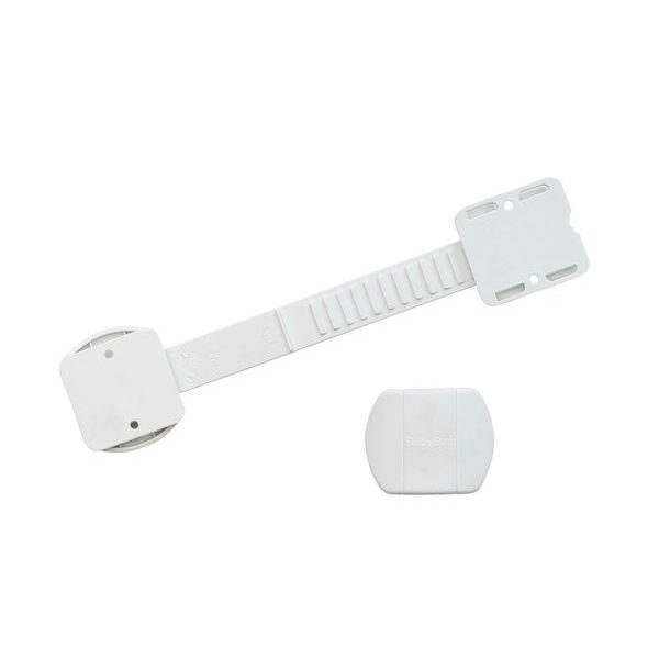 BABY DAN BABYDAN UNIVERZÁLNÍ BEZPEČNOST.UZÁVĚR MULTI PURPOSE LOCK BIO, BÍLÝ, 2KS - BEZPEČNOST DĚTÍ V DOMÁCNOSTI - KOUPÁNÍ A ZDRAVÍ