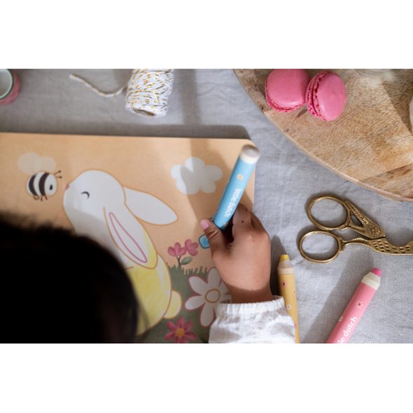 LITTLE DUTCH OMALOVÁNKY S PASTELKAMI ZAHRADA ROSA - LITTLE DUTCH - PRO DĚTI