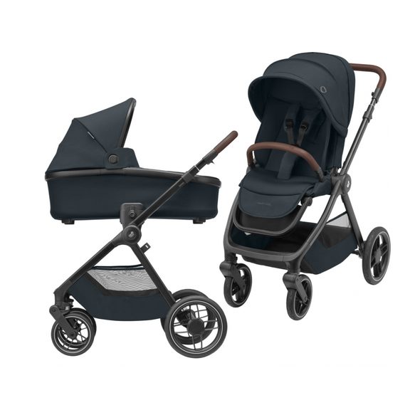MAXI-COSI OXFORD KOČÁREK + KORBIČKA ORIA ESSENTIAL GRAPHITE - DVOJKOMBINACE - KOČÁRKY A PŘÍSLUŠENSTVÍ