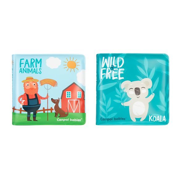 CANPOL BABIES MĚKKÁ KNÍŽKA PÍSKACÍ ANIMALS - KNÍŽKY PRO NEJMENŠÍ - PRO DĚTI