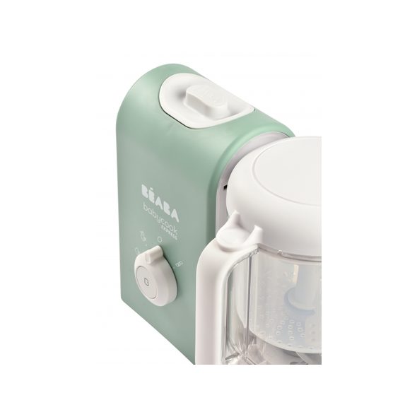 BEABA PARNÍ VAŘIČ + MIXÉR BABYCOOK EXPRESS SAGE GREEN - KUCHYŇSKÉ PŘÍSTROJE - KRMENÍ