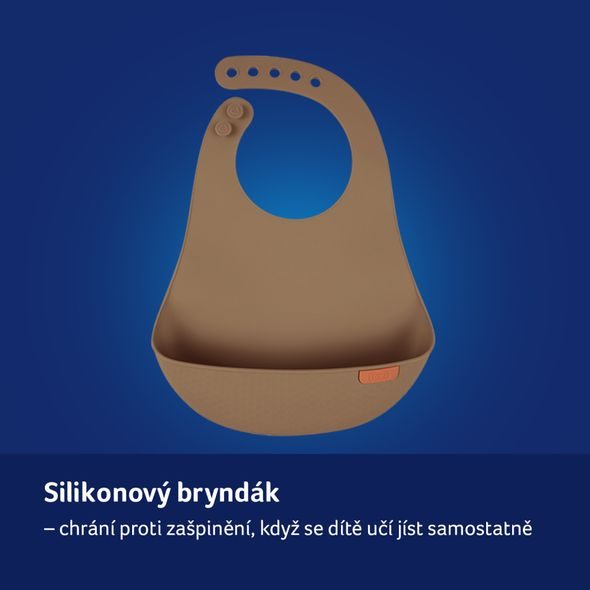 LOVI SILIKONOVÝ BRYNDÁK S KAPSOU GRANOLA - BRYNDÁKY - KRMENÍ