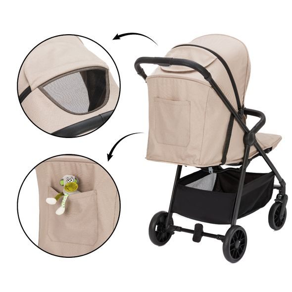 FILLIKID SPORTOVNÍ KOČÁREK BUGGY MILO SAND - SPORTOVNÍ KOČÁRKY - KOČÁRKY A PŘÍSLUŠENSTVÍ