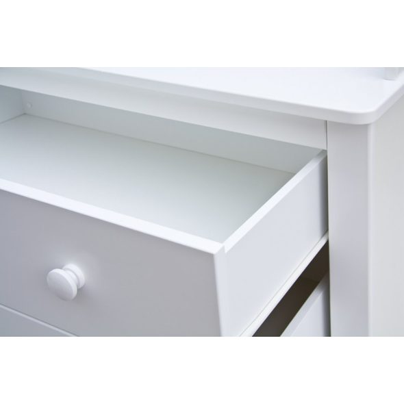 SCARLETT DĚTSKÁ KOMODA S PŘEBALOVACÍM PULTEM LAURA BÍLÁ - PŘEBALOVACÍ KOMODY - PŘEBALOVÁNÍ