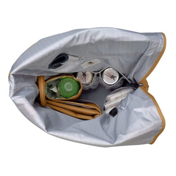 LÄSSIG GREEN LABEL ROLLTOP BACKPACK CURRY - PŘEBALOVACÍ BATOHY - KOČÁRKY A PŘÍSLUŠENSTVÍ