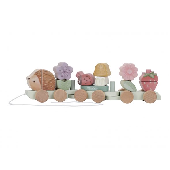 LITTLE DUTCH VLÁČEK DŘEVĚNÝ JEŽEK FAIRY GARDEN - VLÁČKY - PRO DĚTI