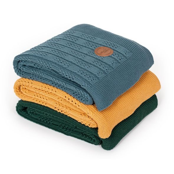 CEBA BABY PLETENÁ DEKA V DÁRKOVÉM BALENÍ (90X90) AUTUMN - DĚTSKÉ DEKY PRO MIMINKA - SPINKÁNÍ