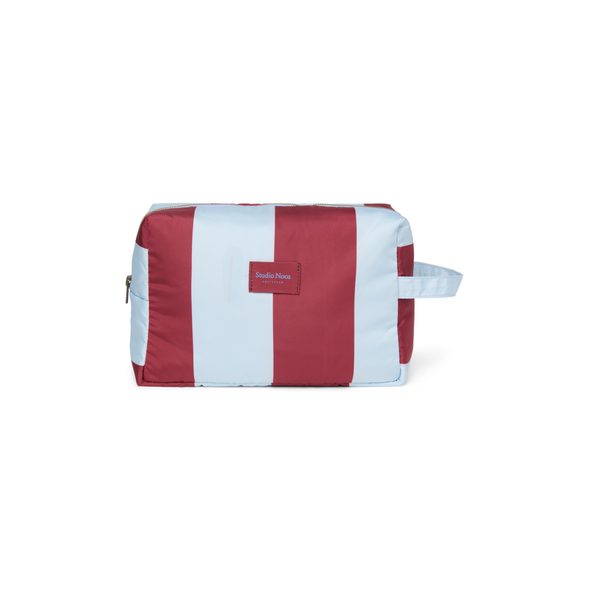 STUDIO NOOS BOLD STRIPE TOILETRY TOALETNÍ TAŠTIČKA BORDEAUX LIGHT BLUE - KOSMETICKÉ TAŠKY - PŘEBALOVÁNÍ
