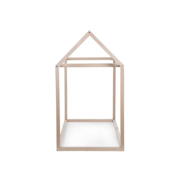 CHILDHOME RÁM POSTELE DOMEK NATURAL 70X140CM - DŘEVĚNÉ POSTÝLKY - SPINKÁNÍ