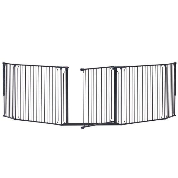 BABY DAN UNIVERZÁLNÍ PROSTOROVÁ ZÁBRANA BABYDAN CARL XX WIDE, ČERNÁ - OHRÁDKY - KOUPÁNÍ A ZDRAVÍ