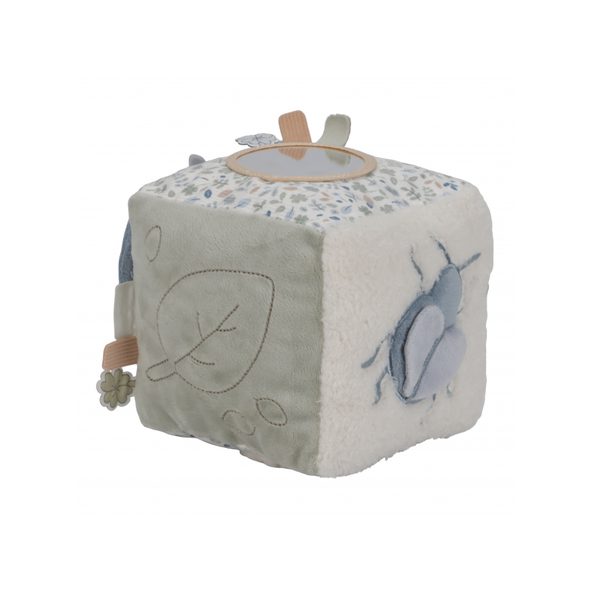 LITTLE DUTCH KOSTKA TEXTILNÍ S AKTIVITAMI KRÁLÍČEK MIFFY LUCKY LEAVES - MIFFY - PRO DĚTI