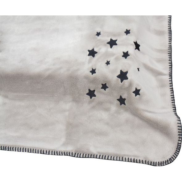 SCARLETT ŠPANĚLSKÁ DEKA 11227 ŠEDÁ 80X110CM - DĚTSKÉ DEKY PRO MIMINKA - SPINKÁNÍ