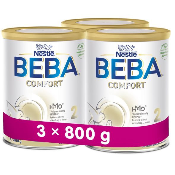 BEBA 3X COMFORT 2 5HMO (800G) - KOJENECKÁ MLÉKA - KRMENÍ