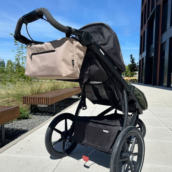 PINKIE ORGANIZÉR SOFTSHELL TAUPE NA THULE - ORGANIZÉRY A KOŠÍKY - KOČÁRKY A PŘÍSLUŠENSTVÍ