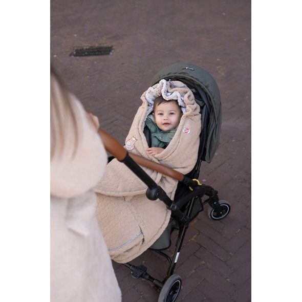 LODGER BUNKER FOLKLORE FLEECE BEIGE - FUSAKY DO KOČÁRKU - KOČÁRKY A PŘÍSLUŠENSTVÍ